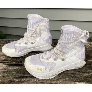Size 5 - Under Armour Highlight Ace 2.0 White Metallic Gold Volleyball 3021376